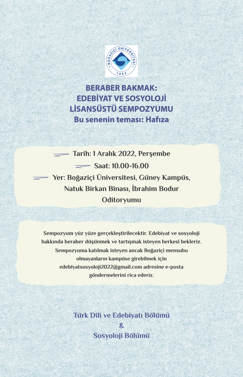 Edebiyatsosyoloji Poster